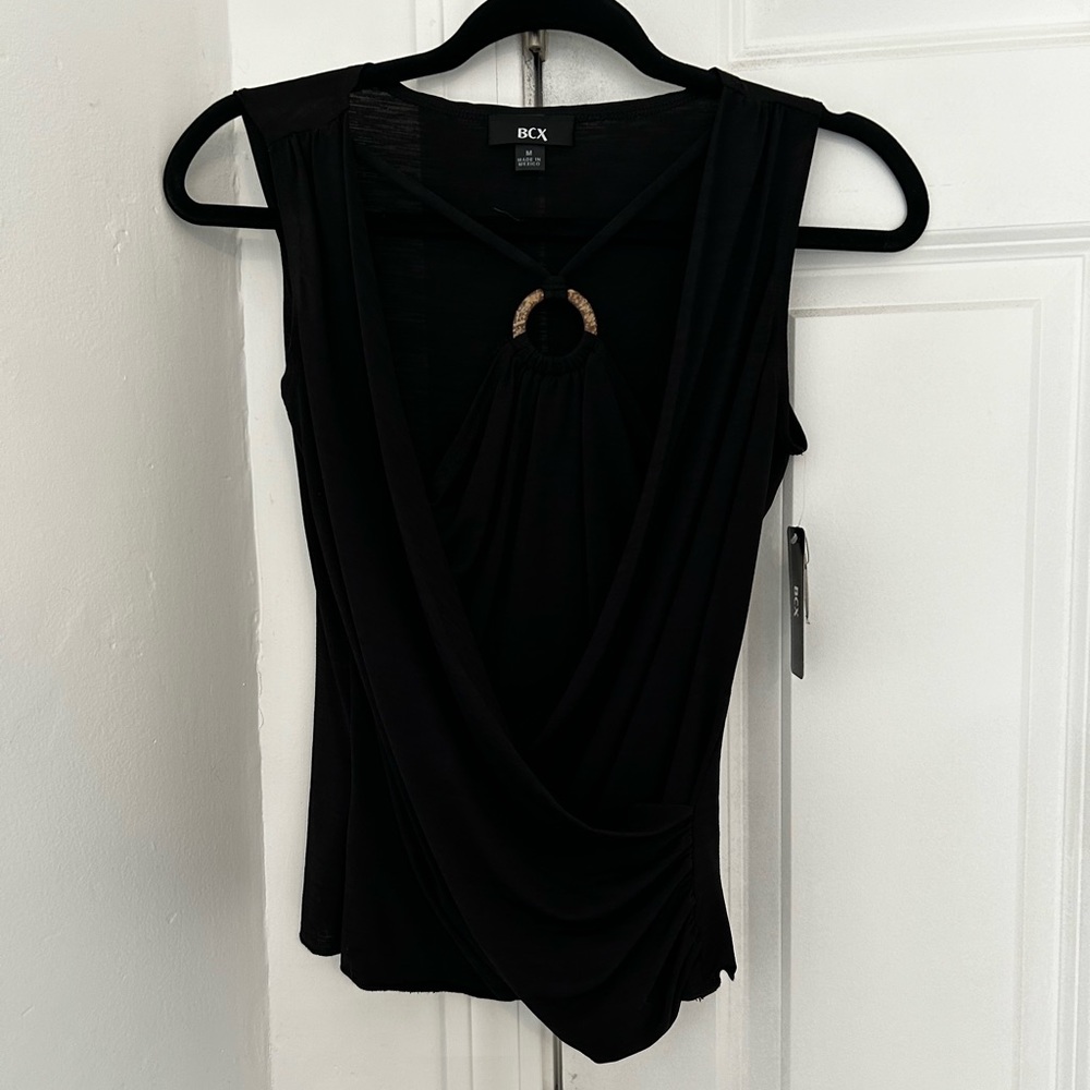 Black, dressy tank top